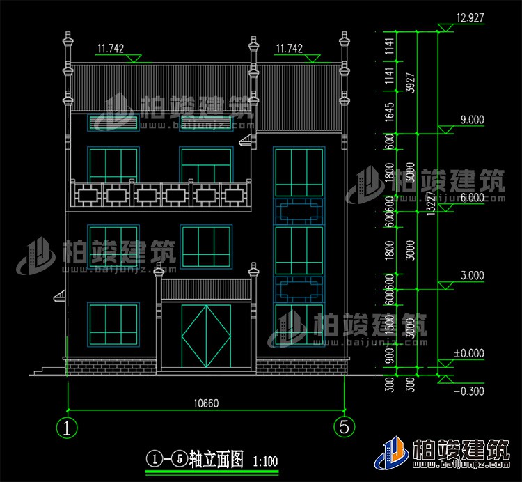 正立面图