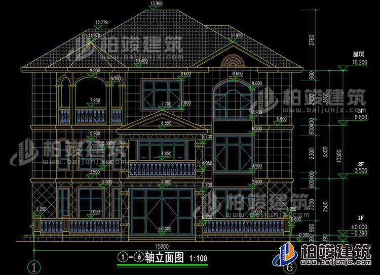 正立面图