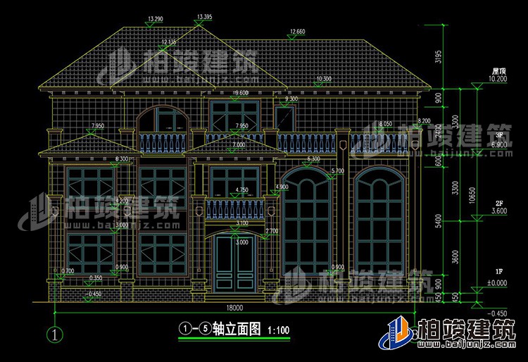 正立面图