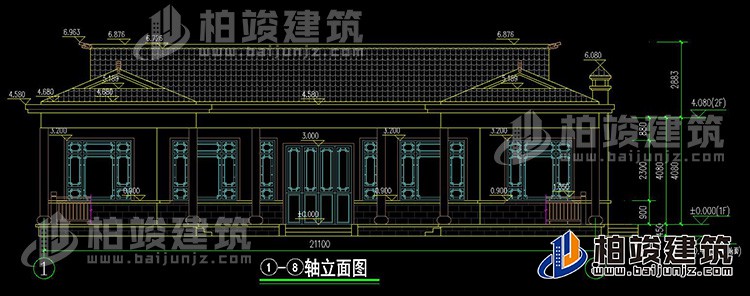 正立面图